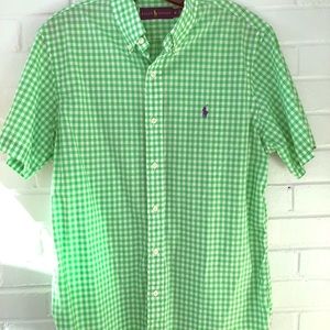 Ralph Lauren Men’s Short Sleeve Button Down Shirt
